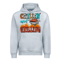 Heather Grey chillin and grilling Urban Hoodie - MaliasSmallBusiness