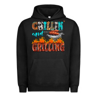 Pigment Black chillin and grilling Urban Hoodie - MaliasSmallBusiness