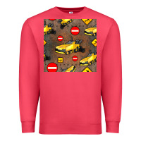 Cardinal asphalt paver seamless pattern Premium Sweatshirt - BundleAndBundleShop