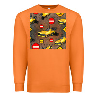 Carrot asphalt paver seamless pattern Premium Sweatshirt - BundleAndBundleShop
