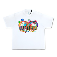 White autism acceptance Urban Heavy Tee - Zillion Design Studio