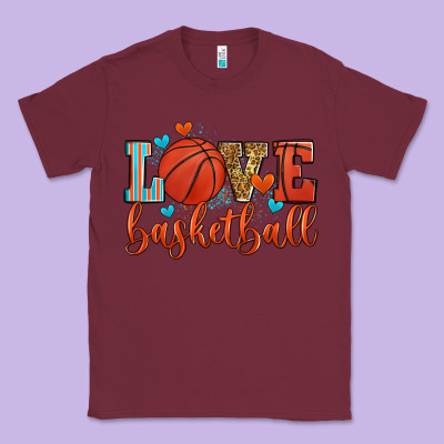 Love Basketball Classic Tee Designed By Zillion Design Studio