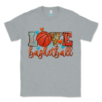 Heather Grey love basketball Classic Tee - Zillion Design Studio
