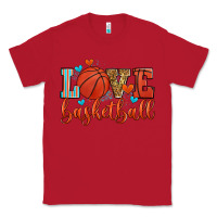 Red love basketball Classic Tee - Zillion Design Studio