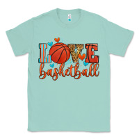 Seafoam love basketball Classic Tee - Zillion Design Studio