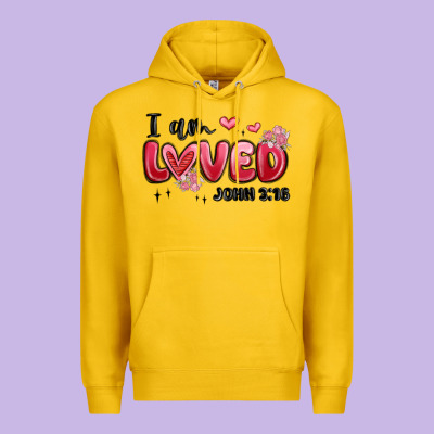 I Am Loved John 3 16 Premium Hoodie Designed By Maliassmallbusiness