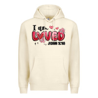 Sandshell i am loved john 3 16 Premium Hoodie - MaliasSmallBusiness