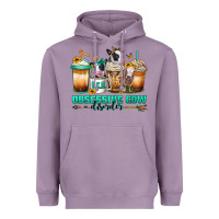 Ocd Obsessive Cow Disorder Coffee Cups Heavyweight Hoodie | Teevron
