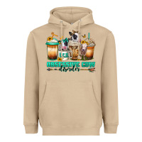 Mushroom ocd obsessive cow disorder coffee cups Heavyweight Hoodie - Jasminsmagicworld