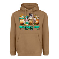 Toasted Coconut ocd obsessive cow disorder coffee cups Heavyweight Hoodie - Jasminsmagicworld