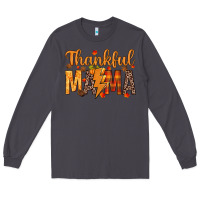 Smoke thankful mama Long Sleeve Tee - texasbilliewilder