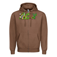 Chestnut Love horseshoe St. Patrick's Day Zipper Hoodie - Neo Western