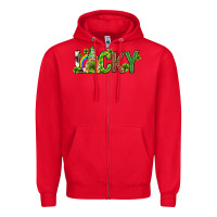 Red Love horseshoe St. Patrick's Day Zipper Hoodie - Neo Western