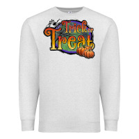 Oatmeal Heather trick or treat black Premium Sweatshirt - JahusDesignShop