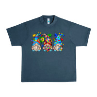 Midnight Navy autism gnomes Urban Heavy Tee - Zillion Design Studio