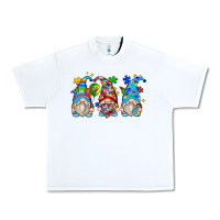 White autism gnomes Urban Heavy Tee - Zillion Design Studio
