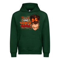 Forest Green one thankful mama Urban Hoodie - MaliasSmallBusiness
