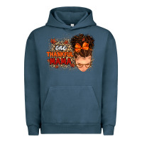 Pigment Midnight Navy one thankful mama Urban Hoodie - MaliasSmallBusiness
