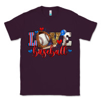 Plum love baseball Classic Tee - Zillion Design Studio