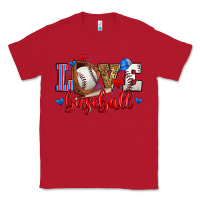 Red love baseball Classic Tee - Zillion Design Studio