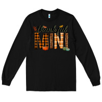 Black thankful mini Long Sleeve Tee - texasbilliewilder