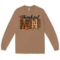 Toasted Coconut thankful mini Long Sleeve Tee - texasbilliewilder