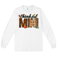 White thankful mini Long Sleeve Tee - texasbilliewilder