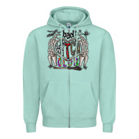 Seafoam bad witch club Zipper Hoodie - CowhideDigitalArt