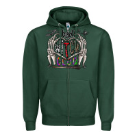 Sports Green bad witch club Zipper Hoodie - CowhideDigitalArt