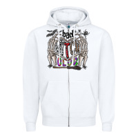 White bad witch club Zipper Hoodie - CowhideDigitalArt
