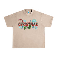 French Oak It's Christmas Y'all Season Winter Urban Heavy Tee - RanaPortraitStore