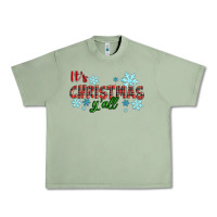 Oil Green It's Christmas Y'all Season Winter Urban Heavy Tee - RanaPortraitStore