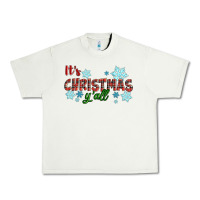 Pistachio It's Christmas Y'all Season Winter Urban Heavy Tee - RanaPortraitStore