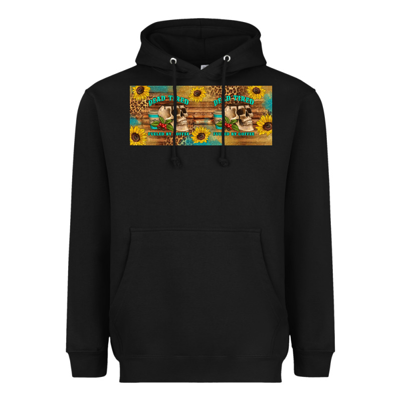 Dead Tired Fueled By Coffee  Mug 15 Oz Heavyweight Hoodie by Artiststas | Teevron