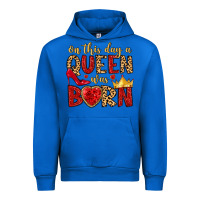 Cobalt on this day a queen was born Urban Hoodie - MaliasSmallBusiness
