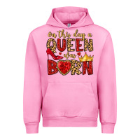 Fuchsia Pink on this day a queen was born Urban Hoodie - MaliasSmallBusiness