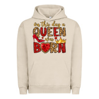 Pigment French Oak on this day a queen was born Urban Hoodie - MaliasSmallBusiness