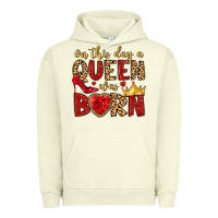 Pigment Pistachio on this day a queen was born Urban Hoodie - MaliasSmallBusiness