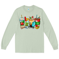 Matcha teacher coffee cups Long Sleeve Tee - Zillion Design Studio