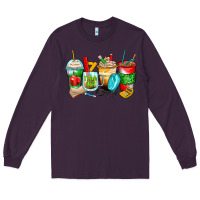 Plum teacher coffee cups Long Sleeve Tee - Zillion Design Studio