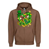 Chestnut St. Patrick's Day lucky heart Zipper Hoodie - Neo Western