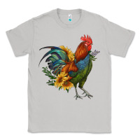 Moon Dust rooster with sunflowers Classic Tee - RanaPortraitStore