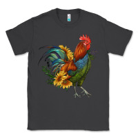 Smoke rooster with sunflowers Classic Tee - RanaPortraitStore