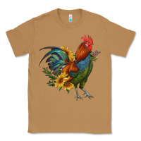 Toasted Coconut rooster with sunflowers Classic Tee - RanaPortraitStore