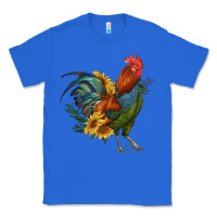 True Royal rooster with sunflowers Classic Tee - RanaPortraitStore