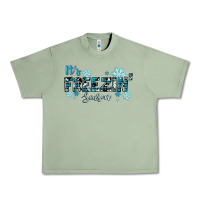 Oil Green It's Freezin Season Winter Urban Heavy Tee - RanaPortraitStore