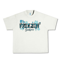 Pistachio It's Freezin Season Winter Urban Heavy Tee - RanaPortraitStore