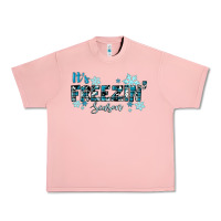 Salmon It's Freezin Season Winter Urban Heavy Tee - RanaPortraitStore