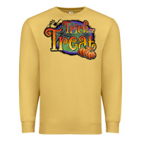 Antique Gold trick or treat white Premium Sweatshirt - JahusDesignShop