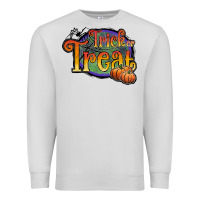 Dove Grey trick or treat white Premium Sweatshirt - JahusDesignShop